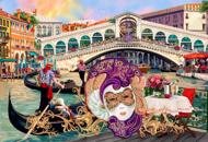 Puzzle Benátsky karneval - drevené image 2