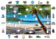 Puzzle Paradise Island, Karibské more - drevené