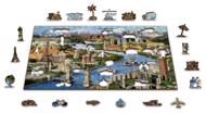 Puzzle World Landmarks - wooden