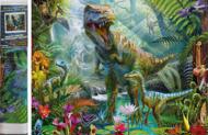 Puzzle Diamantový obraz: Dinosaurí svet 30x40cm