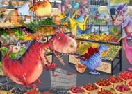 Puzzle François Ruyer: Zakupy dinozaurów