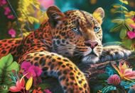 Puzzle Ležeči leopard