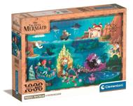 Puzzle Kompaktní Disney Maps Malá mořská víla