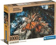 Puzzle National Geographic: Miljoenen monarchvlinders reizen naar winterverblijven in Mexico