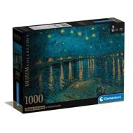 Puzzle Vincent van Gogh: Noapte înstelată pe Ron