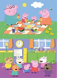 Puzzle 2x60 Peppa Pig