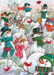 Puzzle A hill of snowmen