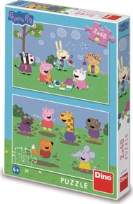 Puzzle Peppa Pig and friends 2x48