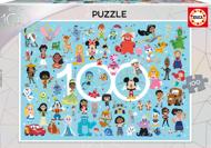 Puzzle Disney Multipropiedad 100 dielikov