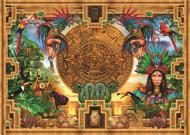 Puzzle Aztekische Maya-Montage