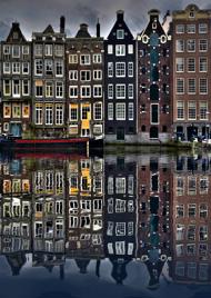 Puzzle Házak Amszterdamban  