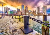 Puzzle Bostonska luka u sumrak, SAD