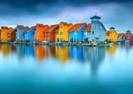 Puzzle Maisons sur l'eau, Groningen, Pays-Bas