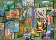 Puzzle Woodland Collage