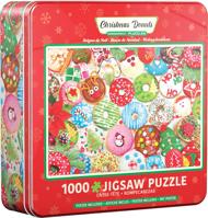 Puzzle Fém doboz - Karácsonyi fánkok