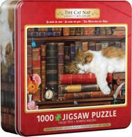 Puzzle Metal Box - The Cat Nap