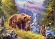 Puzzle Hermoso: Grizzly Cubs