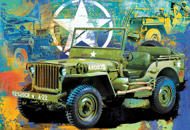 Puzzle Kovová krabice - Military Jeep Tin 550 TIN image 2