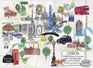 Puzzle Mapa Londynu