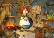 Puzzle François Ruyer - Vrăjitoare - În bucătărie