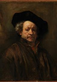 Puzzle Rembrandt - Autoportrét