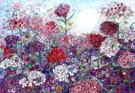 Puzzle Sally Rich: Růžové květy