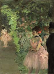 Puzzle Edgar Degas: Plesalci v zaodrju, 1876/1883