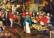 Puzzle Jan Bruegel: Kmečka poroka