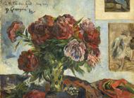 Puzzle Paul Gauguin: Csendélet pünkösdi rózsával, 1884