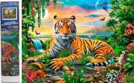 Puzzle Diamant painting: King of the jungle 30x40cm