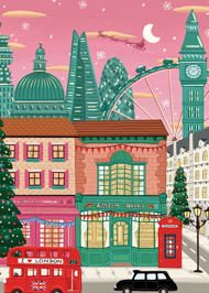 Puzzle Vianoce v Londýne 1000