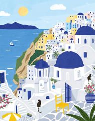 Puzzle Santorini, Greece