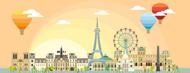Puzzle Den v panoramatu Paříže