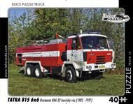 Puzzle CAMION Tatra 815 6x6 Rosenbauer KHA 32 hasičský voz (1982-1997)