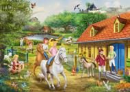 Puzzle Thomas Kinkade: Bibi a Tina: Martinova farma