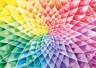 Puzzle Josie Lewis: Floare colorată
