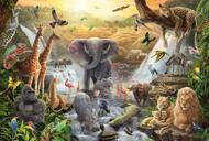 Puzzle Zvířata v Africe