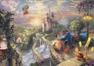 Puzzle Thomas Kinkade: Disney: Ljepotica i zvijer limena kutija image 2