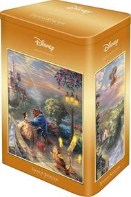 Puzzle Thomas Kinkade: Disney: Belle en het Beest blikken doos