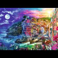 Puzzle Varázslatos Cinque Terre-öböl, Olaszország - Spirál image 2