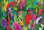Puzzle Blooming Paradise: Tropical Greenery UFT image 2