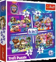 Puzzle  4v1 Paw Patrol the Mighty Film 2023