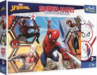 Puzzle Spiderman Goes into Action + omaľovánka