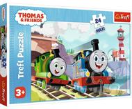 Puzzle Tom og Percy på sporene 24 maxi