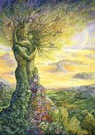 Puzzle Josephine Wall: Láska k prírode