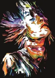 Puzzle Portrait of Colors