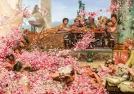Puzzle Lawrence Alma-Tadema: Ružová záhrada
