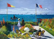 Puzzle Claude Monet: Záhrada v Sainte-Adresse, 1867