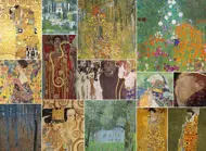 Puzzle Gustav Klimt: Koláž obrazov