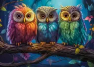 Puzzle Three Little Owls